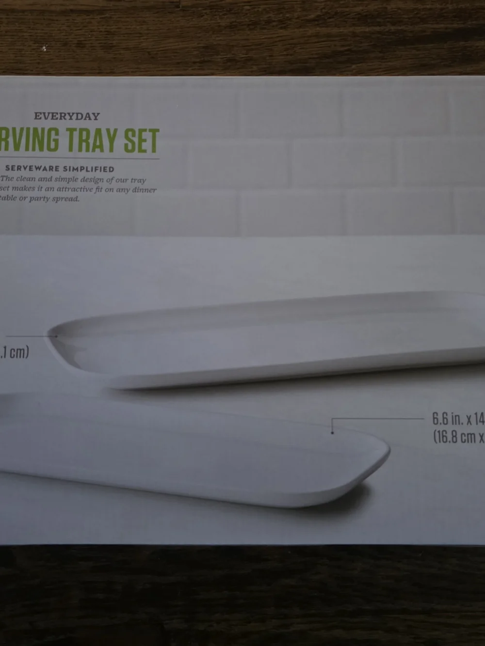 White Serving Tray Set - Elegant Ceramic Platters